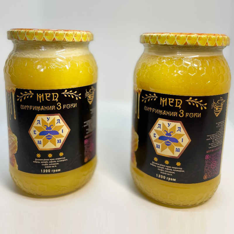 Мёд Степной, 1200 грамм