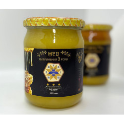 Мед Степной, 680 г (выдержанный 3 года)