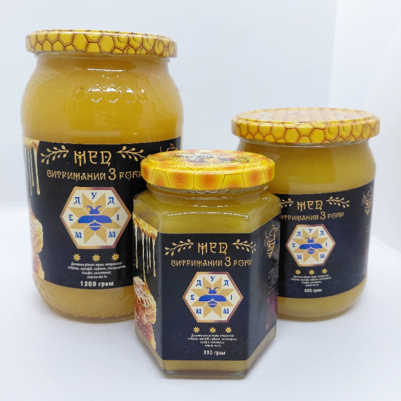 Мёд Степной, 1200 грамм