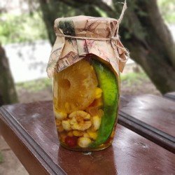 Фруктово-ореховый микс "Ананас +" Фруктово-ореховый микс "Ананас +"